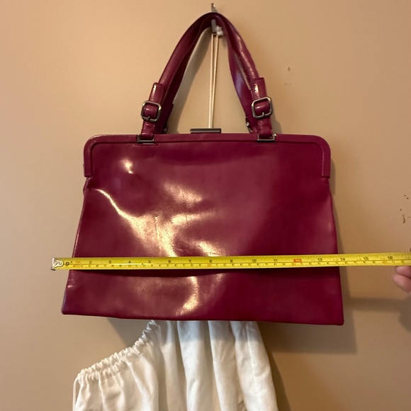 Prada Magenta Double Frame Tote Bag - Picture 9 of 13